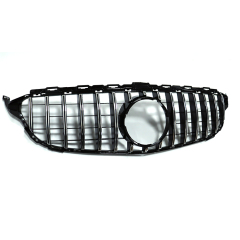 Car Accessories China GT Style Matte Black Front Bumper Grille for Mercedes Benz C Class W205 2014-2018,www.hongyangcorp.com,Car Accessories China GT Style Matte Black Front Bumper Grille for Mercedes Benz C Class W205 2014-2018
