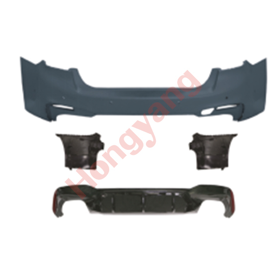 Auto Spare Parts Car Rear Bumper Assy Rear Diffuser Bodykit for BMW 5Series G30 G38 Modified to M5 2018-2020