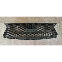 New Car Accessories Front Bumper Mesh Grille Fit for Infiniti Q50 2018-2019 Gloss Black W/I 3 CAMERA HOLES