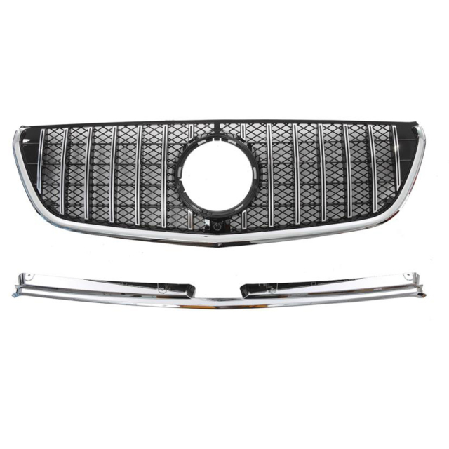 Vehicle Parts Car Accessories Auto Accessories ABS Car Grille for Mercedes Benz Vito GTR Style Black Sliver Universal,www.hongyangcorp.com,Vehicle Parts Car Accessories Auto Accessories ABS Car Grille for Mercedes Benz Vito GTR Style Black Sliver Universal
