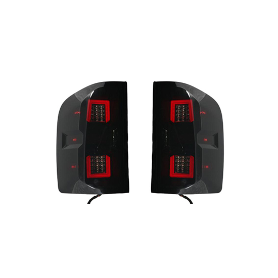 Car Tail Lights Smoked and clear Shade with Matte Black and Chrome Plated Decorative Frame for Chevrolet Silverado GMC 2007-2013,www.hongyangcorp.com,Car Tail Lights Smoked and clear Shade with Matte Black and Chrome Plated Decorative Frame for Chevrolet Silverado GMC 2007-2013