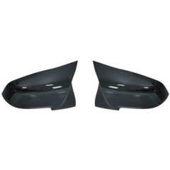 Auto Parts Car Front Bumper Mirror Cover for BMW 4 Series F32 F33 F36 Upgrade to M4 2014-2019 A.Gloss Black/B.Carbon Look