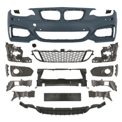 Vehicle Spare Parts Car Front Bumper Assy Grille Bodykit for BMW 2 Series F22 Modified to M-Tech 2014-2019 With Fog Lamp Hole,www.hongyangcorp.com,Vehicle Spare Parts Car Front Bumper Assy Grille Bodykit for BMW 2 Series F22 Modified to M-Tech 2014-2019 With Fog Lamp Hole