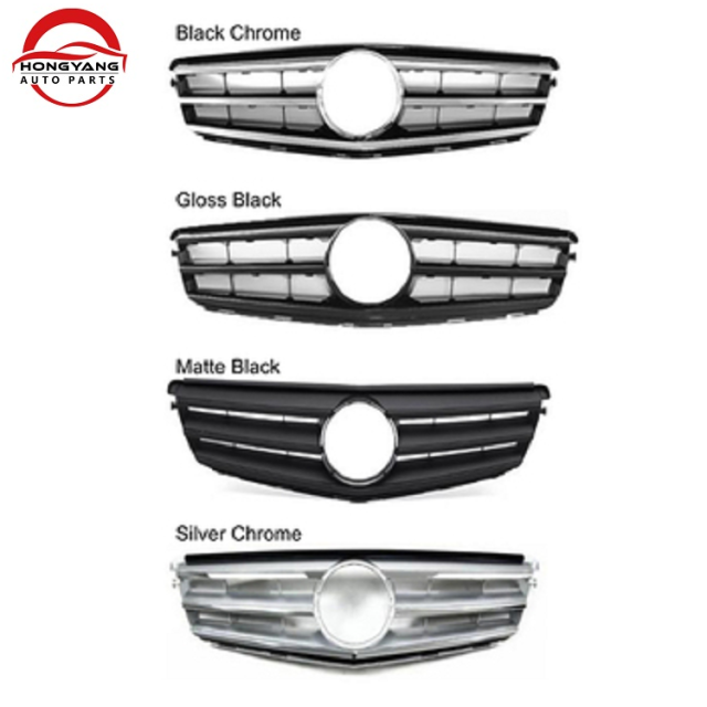 Hot Selling Vehicle Spare Parts Car Grille for Benz C W204 2007-2014 Sports GTR AMG Diamond Style,www.hongyangcorp.com,Hot Selling Vehicle Spare Parts Car Grille for Benz C W204 2007-2014 Sports GTR AMG Diamond Style