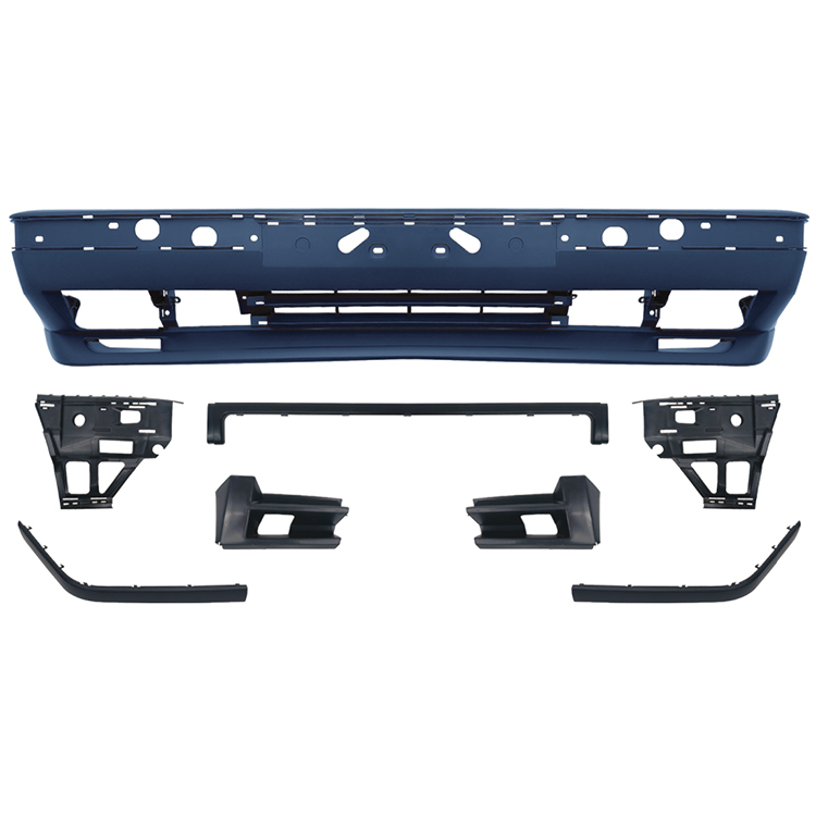 Auto Car Front Bumper Assy Grille Bodykit for BMW 5Series E34 Upgrade to M Tech/M5 1988-1995 Front Bumper Assy