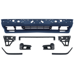Auto Car Front Bumper Assy Grille Bodykit for BMW 5Series E34 Upgrade to M Tech/M5 1988-1995 Front Bumper Assy