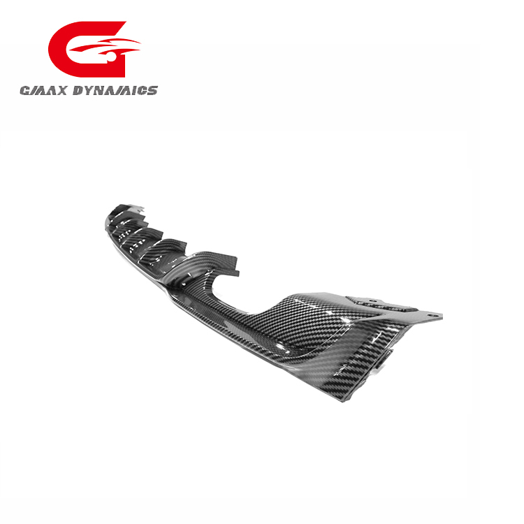 Body Kit for Cars Carbon Fiber Look Rear Diffuser for BMW 3 Series F30/F35 M3 Rear Bumper Diffuser Spoiler with LED Style