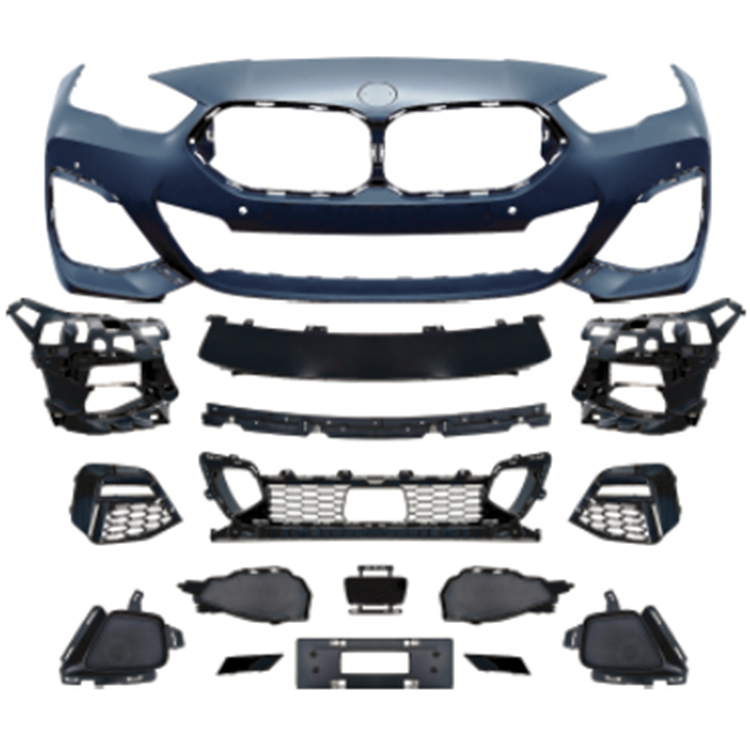 Vehicle Spare Parts Car Front Bumper Assy Grille Bodykit for BMW 2 Series F44 Modified to M-Tech 2020-2023