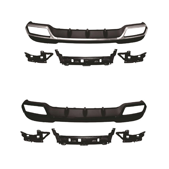 Auto Parts Car Rear Bumper Exhaust Pipe Rear Diffuser for Mercedes Benz ClassE W212 Upgrade to AMG 2014-2015 Silver/Glossy Black,www.hongyangcorp.com,Auto Parts Car Rear Bumper Exhaust Pipe Rear Diffuser for Mercedes Benz ClassE W212 Upgrade to AMG 2014-2015 Silver/Glossy Black