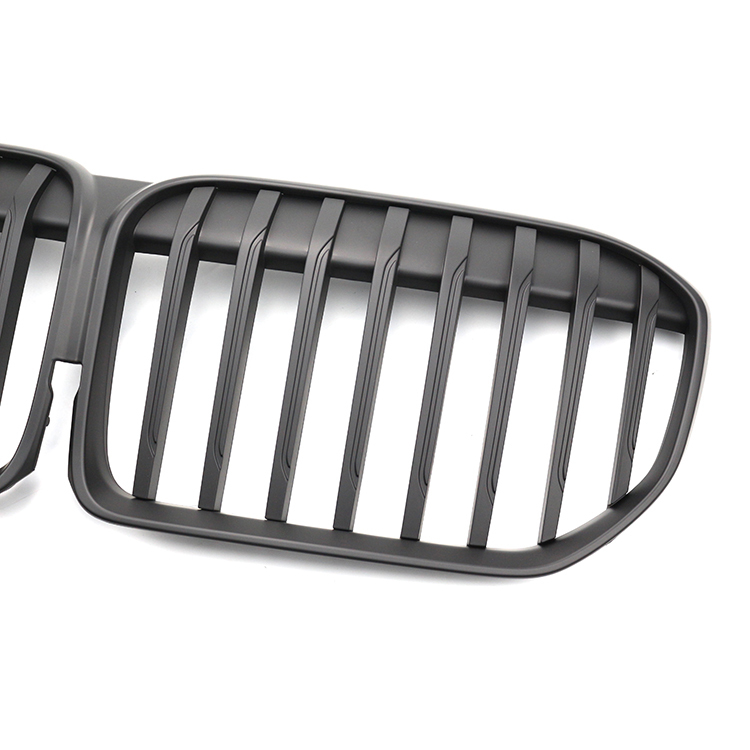 Auto Parts and Accessories Car Bumper Grille for BMW 7 Series  G11 G12 2019-IN Single Slat Matte/Chrome Black