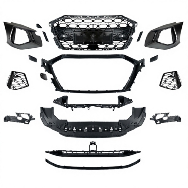 Car Auto Spare Parts  Front Bumper Assy Grille Front Bumper Assy Front Lip Spoiler Bodykit for Audi A3 2019-2023,www.hongyangcorp.com,Car Auto Spare Parts  Front Bumper Assy Grille Front Bumper Assy Front Lip Spoiler Bodykit for Audi A3 2019-2023