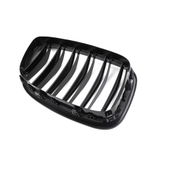Gloss Black Double Slat Repair Front Bumper Mesh Radiator Guard Grille Car Front Grille Fit for BMW 5 Series F07 GT 2009-2016,www.hongyangcorp.com,Gloss Black Double Slat Repair Front Bumper Mesh Radiator Guard Grille Car Front Grille Fit for BMW 5 Series F07 GT 2009-2016