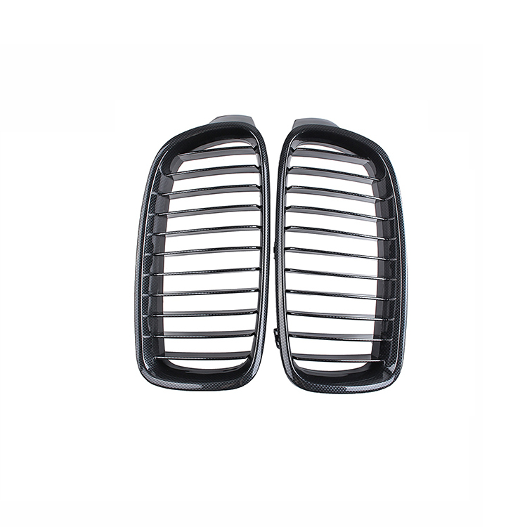 Gloss Black Single Slat 11 Slats Decorative Front Bumper Mesh Grille Car Front Grill Fit for BMW 3 Series F30 F35 2012-IN
