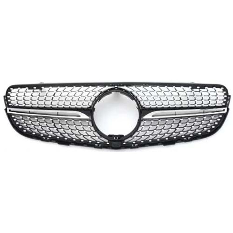 High/Low Configuration  ABS Diamond Car Grille for Mercedes Benz GLC Series X253 2015-2019,www.hongyangcorp.com,High/Low Configuration  ABS Diamond Car Grille for Mercedes Benz GLC Series X253 2015-2019