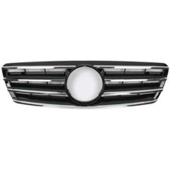 Facelift Kit Auto Front Bumper Grille for Benz C W203 AMG Sports Style Black Chrome 2000-2006,www.hongyangcorp.com,Facelift Kit Auto Front Bumper Grille for Benz C W203 AMG Sports Style Black Chrome 2000-2006