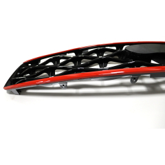 Universal Gloss Black and Gloss Red Outside Car Grills for Infiniti FX35 Grille Car FX50 2009-2012