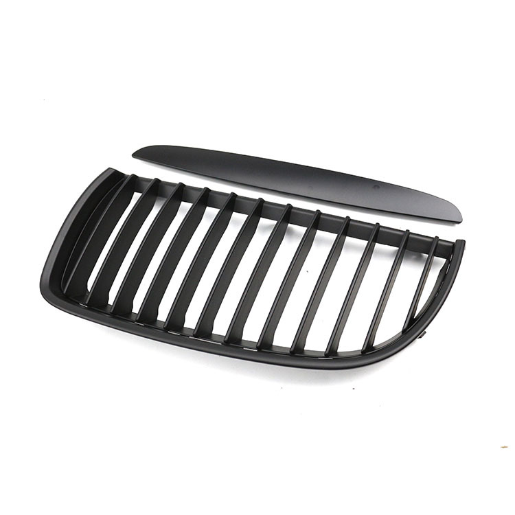 Hot Sale Modified Matte Black Painted Single Slat Front Bumper Mesh Grille Car Grille Fit for BMW 3Series E90 2005-2007,www.hongyangcorp.com,Hot Sale Modified Matte Black Painted Single Slat Front Bumper Mesh Grille Car Grille Fit for BMW 3Series E90 2005-2007