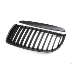 Hot Sale Modified Matte Black Painted Single Slat Front Bumper Mesh Grille Car Grille Fit for BMW 3Series E90 2005-2007,www.hongyangcorp.com,Hot Sale Modified Matte Black Painted Single Slat Front Bumper Mesh Grille Car Grille Fit for BMW 3Series E90 2005-2007