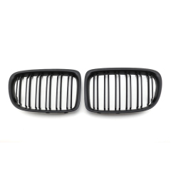 Double Slat Matte Black