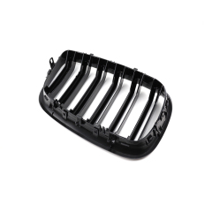 Auto Parts Gloss Black Dual Slat Universal Front Bumper Mesh Grille Car Front Grille Fit for BMW Series X5 E70 2008-2014,www.hongyangcorp.com,Auto Parts Gloss Black Dual Slat Universal Front Bumper Mesh Grille Car Front Grille Fit for BMW Series X5 E70 2008-2014