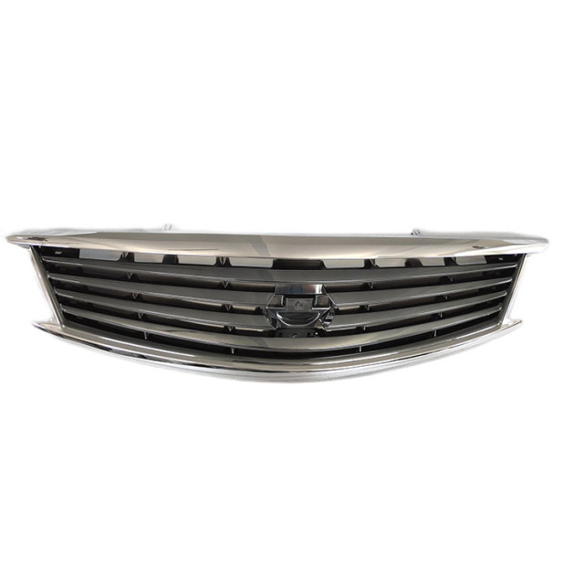 Auto Front Bumper Grille for Infiniti G25 G35 G37 Gloss Gray Inside Chrome Frame 62310-1NF1A