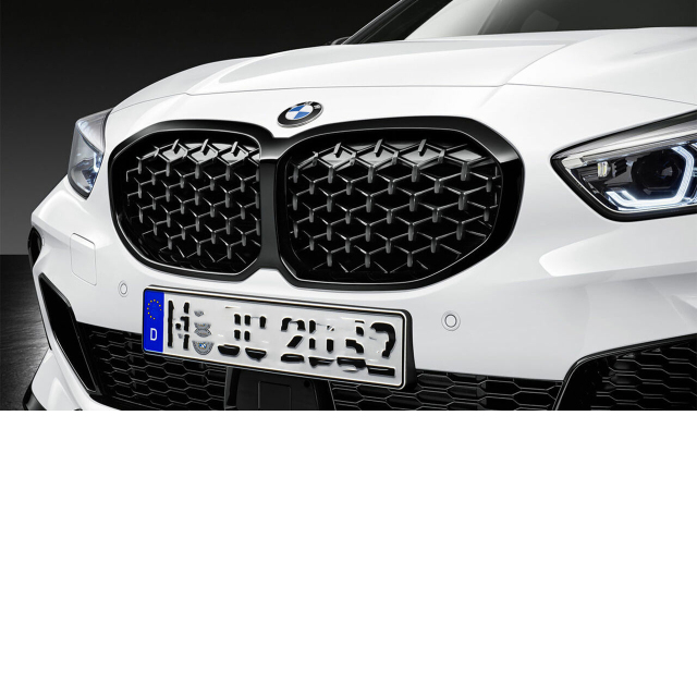 New Item F40 Diamond Glossy Black Car Grill for BMW 1Series 2020,www.hongyangcorp.com,New Item F40 Diamond Glossy Black Car Grill for BMW 1Series 2020