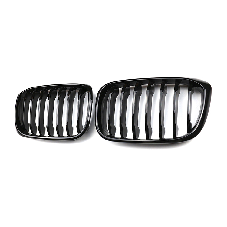 Auto Gloss Black Single Slat Front Bumper Mesh Radiator Cover Grille Car Front Grille Fit for BMW X3 X4 Series G01 G08 2017-IN