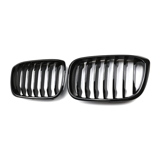 Auto Gloss Black Single Slat Front Bumper Mesh Radiator Cover Grille Car Front Grille Fit for BMW X3 X4 Series G01 G08 2017-IN