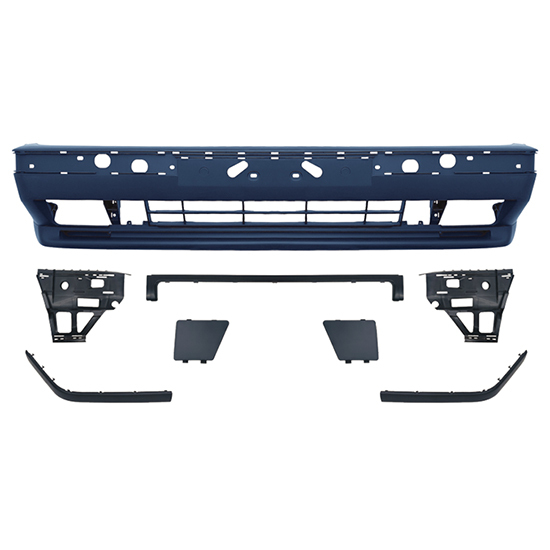 Auto Car Front Bumper Assy Grille Bodykit for BMW 5Series E34 Upgrade to M Tech/M5 1988-1995 Front Bumper Assy