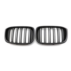 Double Slat Matte Black