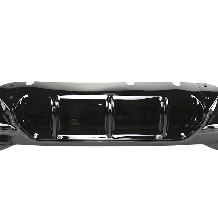 Black M5 Rear Bumper Diffuser Lip Fit for BMW 5 Series G30 2017+ Rear Diffuser