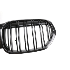 Black Colour Double Slat Car Bumper Grille Fit for BMW X1 Series F49 2016  Mesh Front Grille