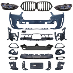 Car Auto Spare Parts Front Bumper Assy Grille Front Lip Spoiler Bodykit for BMW X6 Series G06 2020-2022 Modified to M-Tech 2023+,www.hongyangcorp.com,Car Auto Spare Parts Front Bumper Assy Grille Front Lip Spoiler Bodykit for BMW X6 Series G06 2020-2022 Modified to M-Tech 2023+