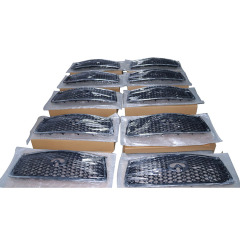 Car Front Bumper Grille for Infiniti QX50 2019-2022 Car Grill Chrome/Glossy Black 62310-5NN0A