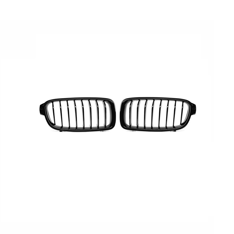 Hot Selling Car Accessories Bumper Grill Single Slat Style Gloss/Matte Black Car Grill for BMW F30 2012-IN 8 Slats,www.hongyangcorp.com,Hot Selling Car Accessories Bumper Grill Single Slat Style Gloss/Matte Black Car Grill for BMW F30 2012-IN 8 Slats