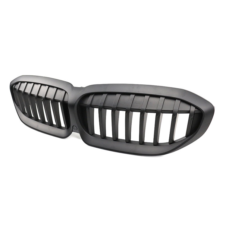 Automotive Matte Black Single Slat Painted Front Bumper Mesh Grille Car Front Grille Fit for BMW Series 3 G20 2018,www.hongyangcorp.com,Automotive Matte Black Single Slat Painted Front Bumper Mesh Grille Car Front Grille Fit for BMW Series 3 G20 2018