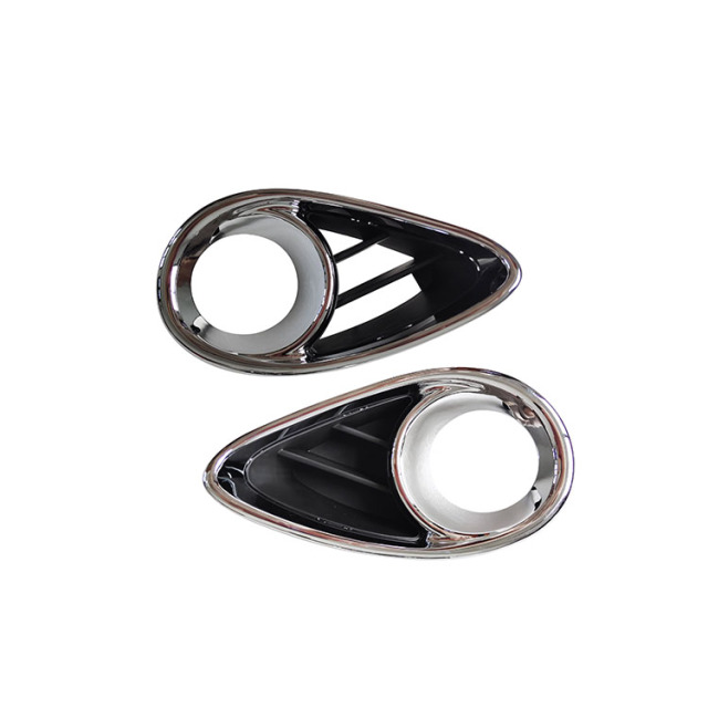 Car Front Bumper Fog Lamp Case for Infiniti FX35 2009-2012/FX50 2009-2013/QX70 2014-2017 Chromed/Black 62257-3EV0A/62257-1CA0A