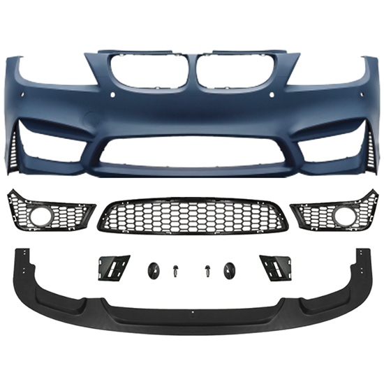 Car Body Kit Front Bumper Assy for BMW 3Series E90 Modified to M3 2009-2012 With Fog Lamp Hole Style