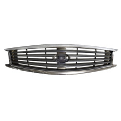 Auto Front Bumper Grille for Infiniti G25 G35 G37 Gloss Gray Inside Chrome Frame 62310-1NF1A