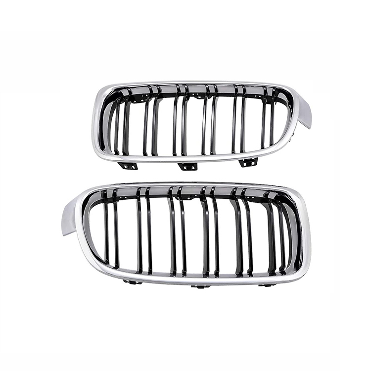 New Model Grill Chrome Black Line Chrome Frame Car Front Bumper Grille for BMW 3 Series F30/F35 2012-IN