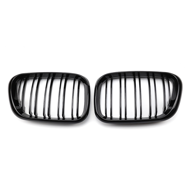 Vintage Car Body Parts Auto Parts Car Front Bumper Grille Double Slat Gloss/matte Black Car Grill for BMW X5 E53 99-03,www.hongyangcorp.com,Vintage Car Body Parts Auto Parts Car Front Bumper Grille Double Slat Gloss/matte Black Car Grill for BMW X5 E53 99-03