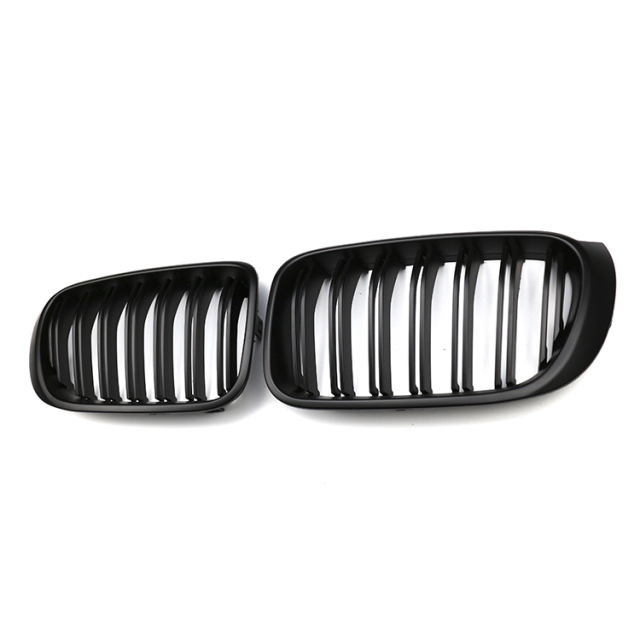 Double Slat Matte Black