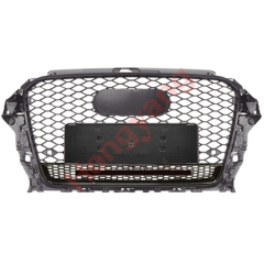 Car Auto Spare Parts Bodykit Grille for Audi A3 Upgrade to RS3 Black 2014 2015 2016,www.hongyangcorp.com,Car Auto Spare Parts Bodykit Grille for Audi A3 Upgrade to RS3 Black 2014 2015 2016