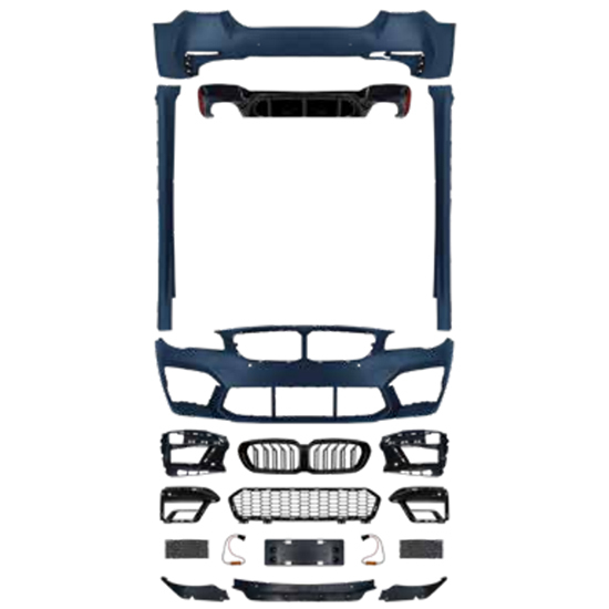 Auto Car Front Bumper Bodykit for BMW 5Series F10 F18 2011-2017 Modified to G30 G38 M5 2021-2023 Old to New/No Need Change Lamps