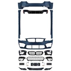 Auto Car Front Bumper Bodykit for BMW 5Series F10 F18 2011-2017 Modified to G30 G38 M5 2021-2023 Old to New/No Need Change Lamps