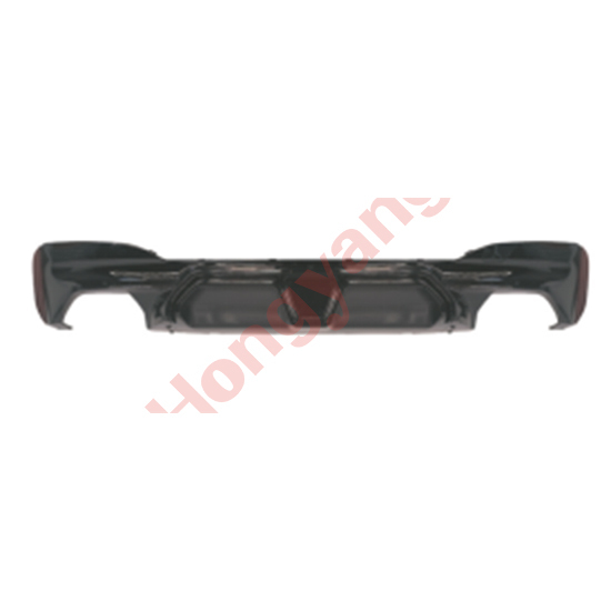 Auto Parts Car Rear Diffuser Without Lamp for BMW 5 Series G30 G38 Upgrade to M5 2018-2023 A.Gloss Black/B.Carbon Look