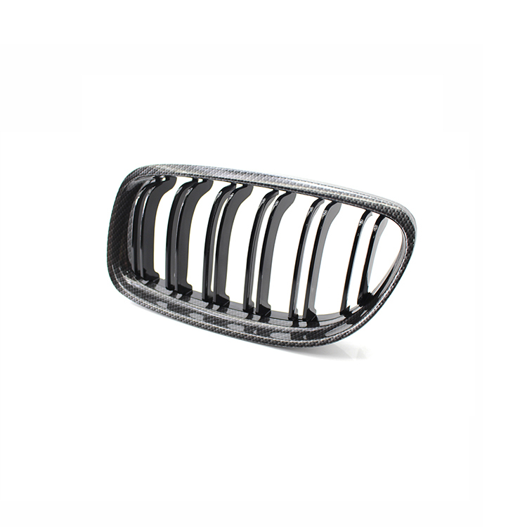 Auto Parts Carbon Look Dual Slat Front Bumper Mesh Radiator Grille Car Front Grille Fit for BMW 5Series E60 2003-2010,www.hongyangcorp.com,Auto Parts Carbon Look Dual Slat Front Bumper Mesh Radiator Grille Car Front Grille Fit for BMW 5Series E60 2003-2010