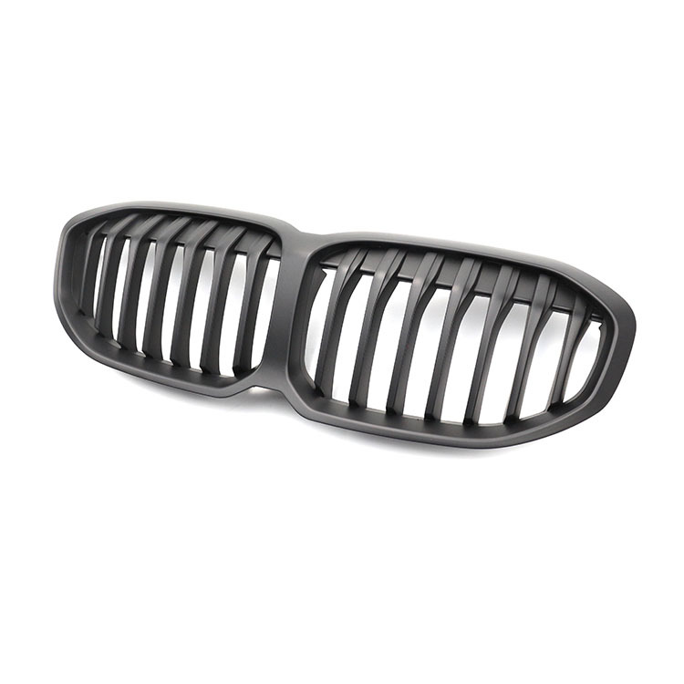 Car Body Part New Model Car Body Kit Auto Front Bumper Grille for BMW 1 Series F40 Hatchback Single Slat Matte Black Replacement