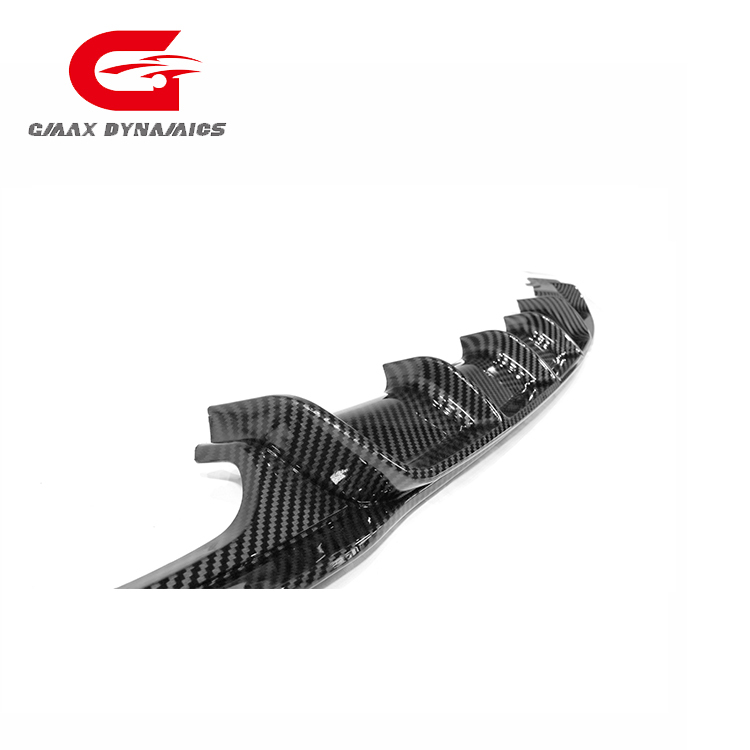 Body Kit for Cars Carbon Fiber Look Rear Diffuser for BMW 3 Series F30/F35 M3 Rear Bumper Diffuser Spoiler with LED Style