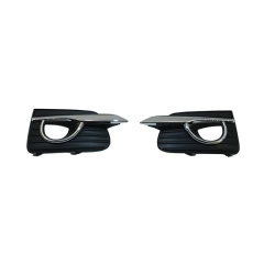 Auto Car Bumper Fog Lamp Bezel for Infiniti Q50 2014-2017 Base Style with Chrome Trim  62257-4GA0A / 62256-4GA0A